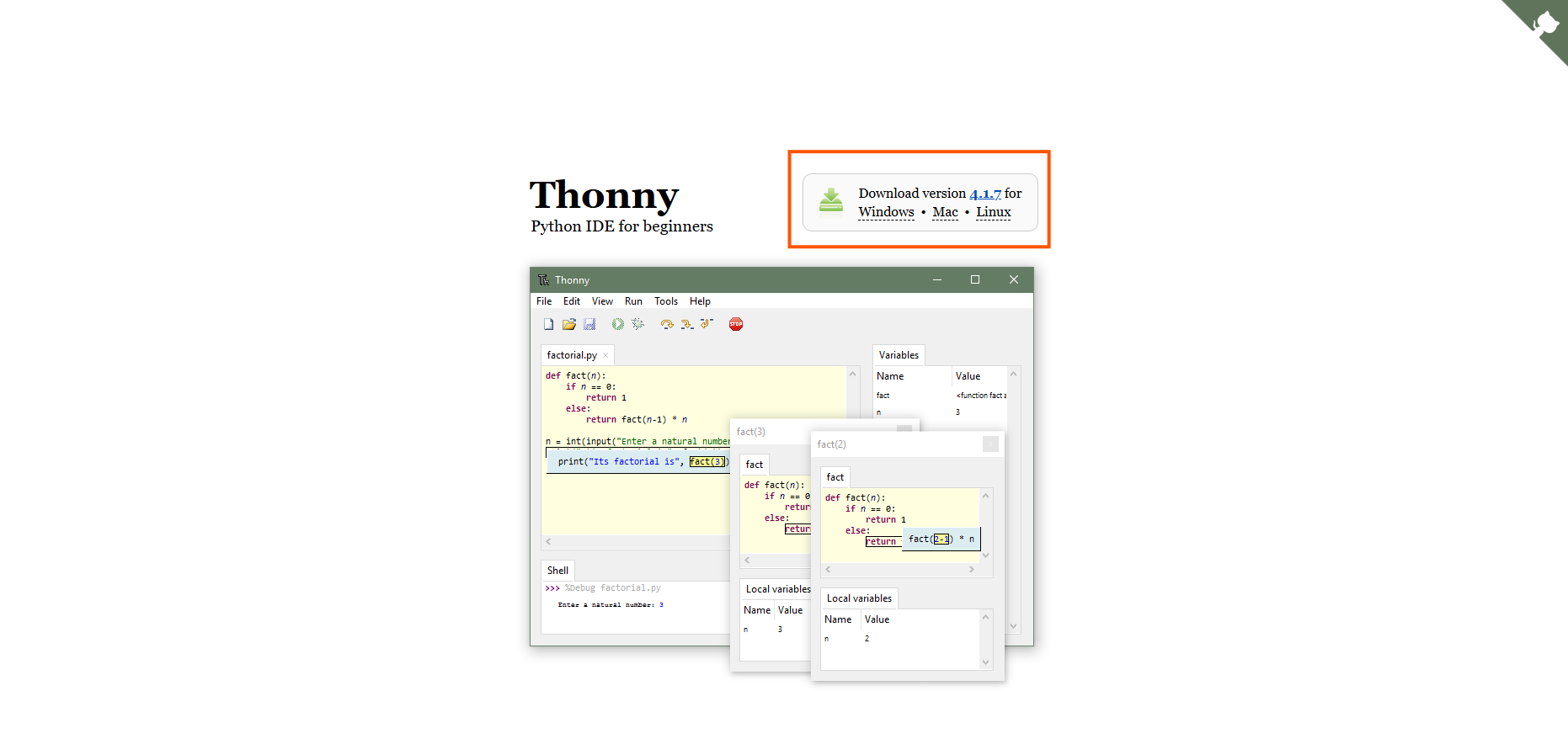 Installing Thonny